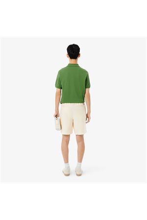 Shorts regular fit in twill di misto lino LACOSTE | Shorts | GH2628056