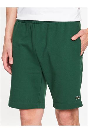Shorts in tessuto felpato regular fit LACOSTE | Shorts | GH9860132