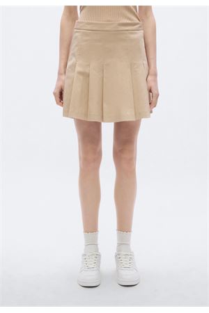 Stretch cotton pleated short skirt LACOSTE | Gown | JF8001X6F