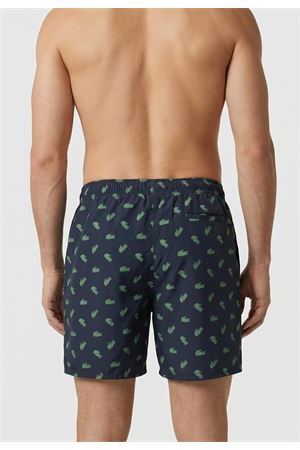 Boxer mare medi con stampa coccodrillo LACOSTE | Costume | MH1851166