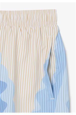 Boxer mare midi a righe LACOSTE | Costume | MH19023IY