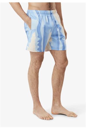 Boxer mare midi a righe LACOSTE | Costume | MH19023IY