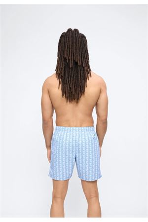 Boxer mare midi con stampa con monogramma LACOSTE | Costume | MH90863IJ