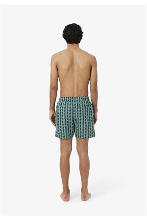 Boxer mare midi con stampa con monogramma LACOSTE | Costume | MH9086D1R