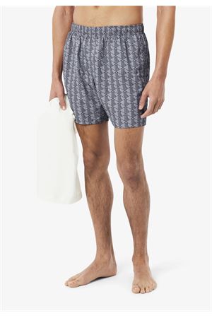 Boxer mare midi con stampa con monogramma LACOSTE | Costume | MH9086YIN