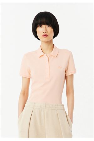Lacoste women's stretch cotton pique polo shirt slim fit LACOSTE | Polo Shirt | PF5462BIG