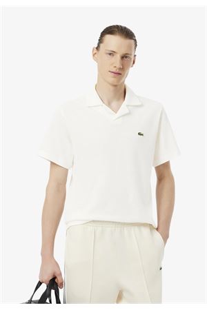 Classic fit cotton-linen polo shirt LACOSTE | Polo Shirt | PH244970V