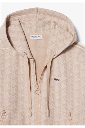 Monogrammed jacquard hoodie LACOSTE | Sweater | SF76068GI