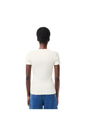 T-shirt in cotone a costine slim fit LACOSTE | T-shirt | TF553870V