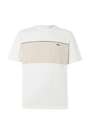 Color block cotton T-shirt LACOSTE | T-Shirt | TH08963RR