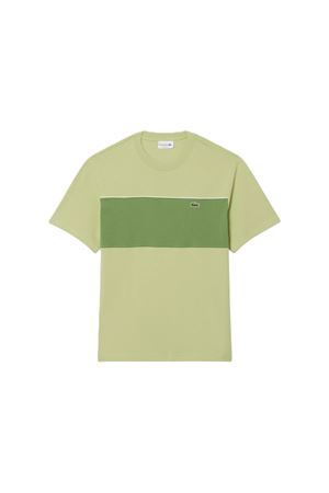 Color block cotton T-shirt LACOSTE | T-Shirt | TH08966I4
