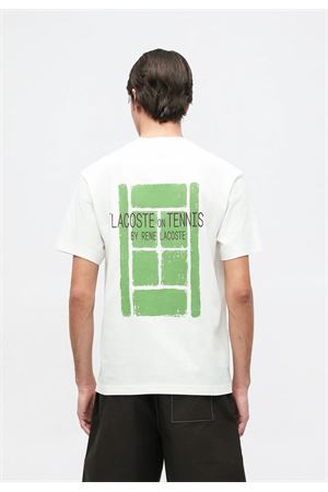 Cotton T-shirt with print LACOSTE | T-Shirt | TH219770V