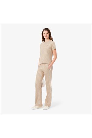 Pantaloni della tuta svasati con monogramma LACOSTE | Pantaloni | XF93138GI