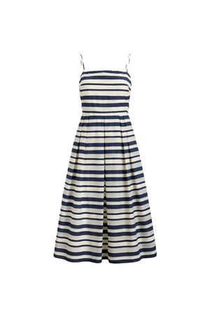 slim fit dress slacks Black & White Striped Maxi Dress – Elegant Formal Party Look Mono Clash / Xs