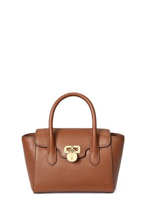 Tnnr Sm Schl-Satchel-Small-Luxe Pebble Lthr LAUREN RALPH LAUREN | Tracolla | 431969349001