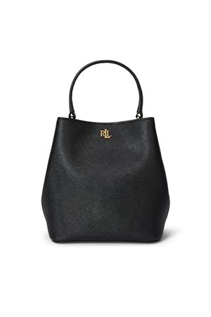 Reese Sm Bkt-Bucket Bag-Small-Crosshatch Leather LAUREN RALPH LAUREN | Secchiello | 431969365001