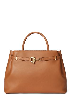 Blke Lg Schl-Satchel-Large-Natural Smth Leathr LAUREN RALPH LAUREN | Tracolla | 431P03417005