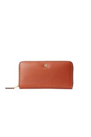 Zip Cont Wlt-Wallet-Large-Natural Smth Leathr LAUREN RALPH LAUREN | Portafoglio | 432876730004