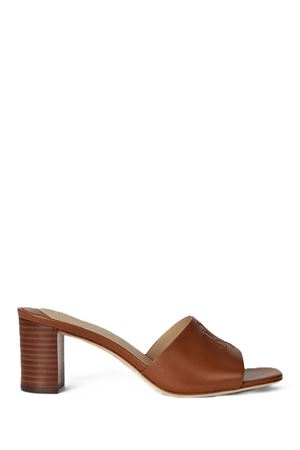 Everley Heel-Sandals-Heel Sandal-Smooth Calf LAUREN RALPH LAUREN | Sandalo | 802974364002