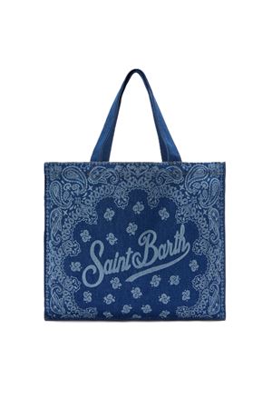 Borsa Essenziale N Borsa A Tracolla In Denim Bandana MC2 SAINT BARTH | Tracolla | EBAGN00600780L