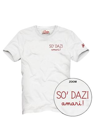 T-Shirt Portofino Man In Cotone Con Stampa Frontal MC2 SAINT BARTH | T-shirt | POT000100163L