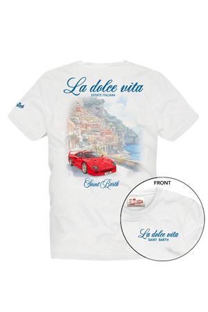 T-Shirt In Cotone Portland Man Con Stampa Frontale e Posteriore MC2 SAINT BARTH | T-shirt | PRL000200932L