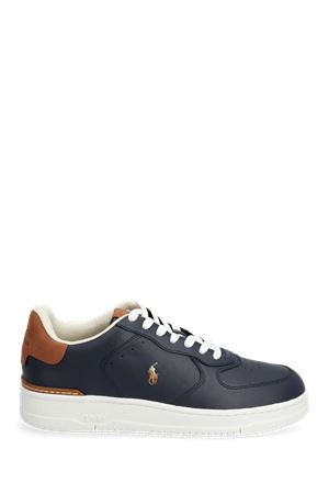 Masters Crt-Sneakers-Low Top Lace-Leather/Nubuck POLO RALPH LAUREN | Sneaker | 809P07175001