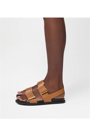 Footbed+Gomma 68K Fasce Term.Met TOD'S | Sandalo | XXW68K0JE60N6M9999