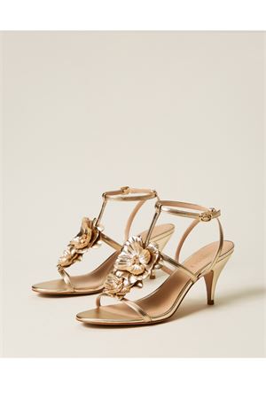 Sandal With Flower TWINSET | Sandal | 261TGT08210366