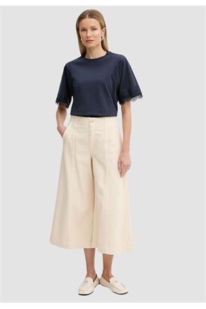 Wide Leg Fit In Bull TWINSET | Pantaloni | 261TP216007222