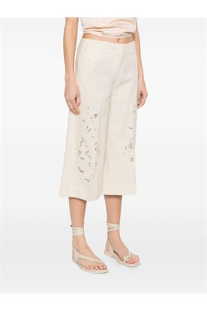 Pantalone Cropped Ricamato TWINSET | Pantaloni | 261TP231300059