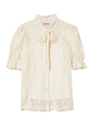 3/4 Sleeve Lace Shirt TWINSET | Shirt | 261TP262500059