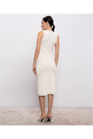 Abito Smanicato In Maglia Bordi Crochet TWINSET | Abito | 261TP307307222