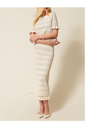 Punched Knit Skirt Ruffle Detail TWINSET | Gown | 261TP308300059