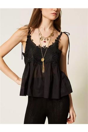 Top Con Dettaglio Pizzo TWINSET | Top | 261TT214100006