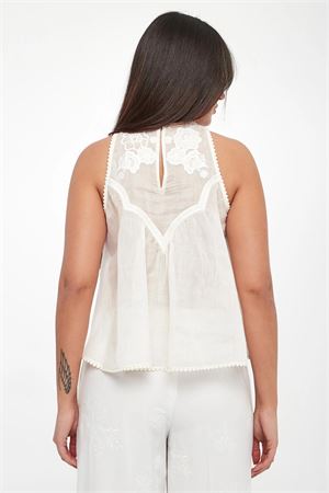 Embroidered Short Top TWINSET | Top | 261TT229200059