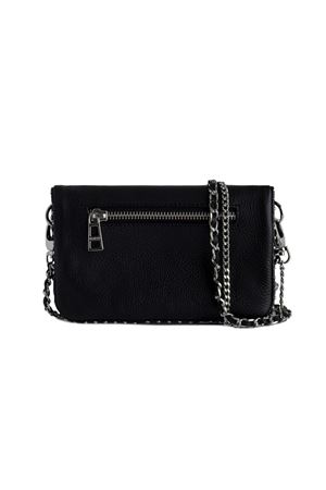 Rock Nano Grained Leath Studs ZADIG&VOLTAIRE | Tracolla | LWBA03977BLACK