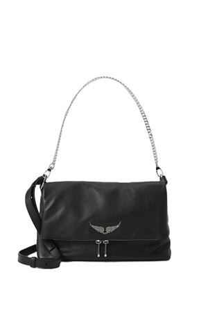 Rocky Ii Grained Leather ZADIG&VOLTAIRE | Tracolla | LWBA04125BLACK
