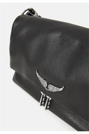 Rocky Ii Grained Leather ZADIG&VOLTAIRE | Tracolla | LWBA04125BLACK